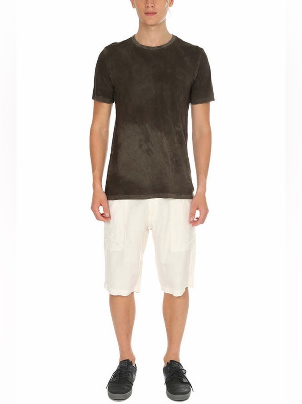 Nicholas K Clyde Linen Blend Shorts Alabaster Cream